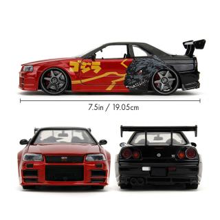 Nissan Skyline GT-R 2002 Godzilla  Jada 1:24